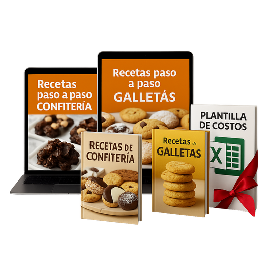 CURSO DE CONFITERIA & GALLETAS ( 3 VIDEOS EXPLICATIVO + 2 EBOOK DESCARGABLES + PLANTILLA DE COSTO )