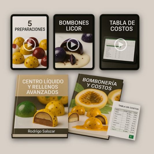CURSO DE BOMBONERIA  (3 VIDEOS EXPLICATIVO + 2 EBOOK DESCARGABLES + PLANTILLA DE COSTO)